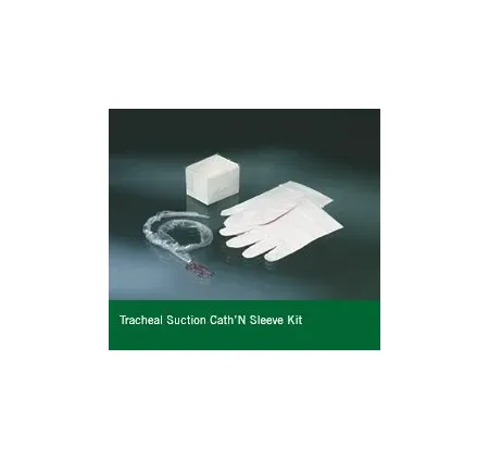 Bard - Cath N Sleeve - 0089080 - Tracheal Suction Catheter Kit Cath N Sleeve 8 Fr. Sterile