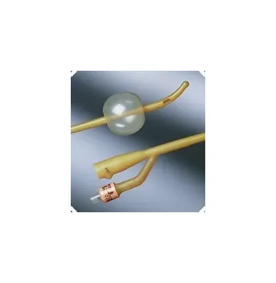 Bard Home Health Div - Bardex I.C. - 0168SI24 - Bardex I.C. 2-Way Specialty Latex Foley Catheter, 24 fr, 5 cc Balloon Capacity, Carson Model, Single Drainage Eye