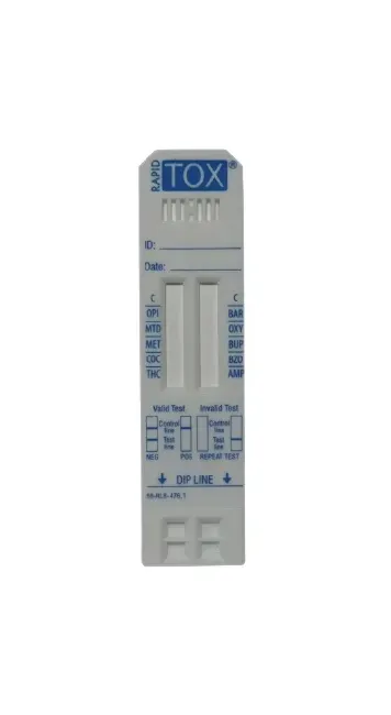 Healgen Scientific Ltd - Rapid TOX - 10-8XT-030 - Drugs Of Abuse Test Kit Rapid Tox Amp, Bar, Bzo, Coc, Mamp/met, Opi300, Pcp, Thc 50 Tests Clia Waived