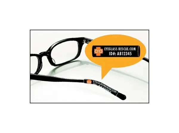 Eyeglass Rescue - 1000 - Identification and Protection Eyeglass Sleeves