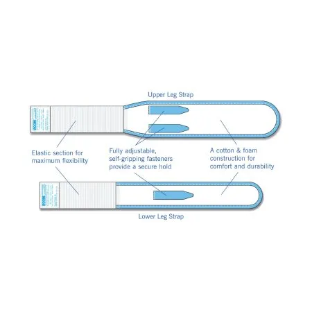 Urocare - 634812 - Products   Lower Leg Strap Small  Fits: 7 to 13 Inch Diameter  NonSterile