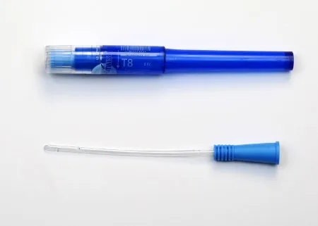 Convatec Cure Medical - Cure Twist - T8 - Cure Medical  Urethral Catheter  Straight Tip Lubricated PVC 8 Fr. 6 Inch