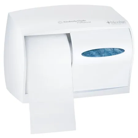 Kimberly Clark - K-C PROFESSIONAL - 09605 - Toilet Tissue Dispenser K-c Professional White Plastic Manual Pull Double Roll Wall Mount