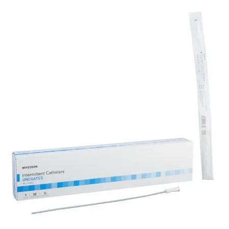 McKesson - 16-M1612 - Urethral Catheter Straight Tip Uncoated PVC 12 Fr. 16 Inch