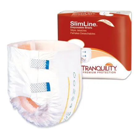 PBE - Principle Business Enterprises - Tranquility Slimline - 2132 - Principle Business Enterprises  Unisex Adult Incontinence Brief  Large Disposable Heavy Absorbency