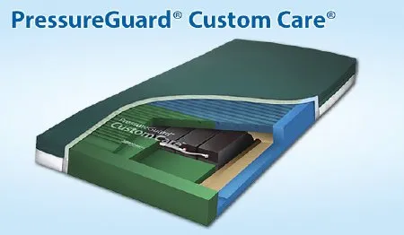 Span America - PressureGuard Custom Care - 48371 - Bed Mattress PressureGuard Custom Care Pressure Redistribution Type 36 X 80 Inch