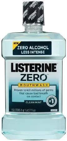 Johnson & Johnson Consumer - 10312547428344 - Mouthwash Listerine Zero 1.5 Liter Clean Mint Flavor