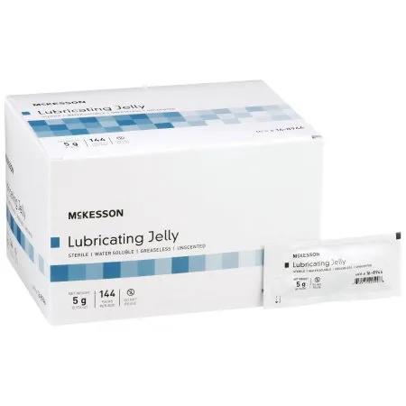 McKesson - 16-8946 - Lubricating Jelly 5 Gram Individual Packet Sterile