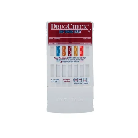 Express Diagnostics - DrugCheck Dip Drug Test - 31086 - Drugs of Abuse Test Kit DrugCheck Dip Drug Test AMP  BAR  BUP  BZO  COC  MTD  OPI  OXY  PCP  THC 25 Tests CLIA Non-Waived