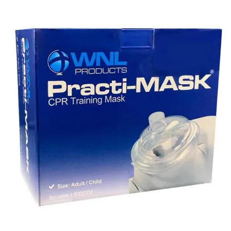 Work N Leisure Products - Practi-Mask - 5000tm - Cpr Trainer With Training Valve Combo Practi-Mask Adult / Child