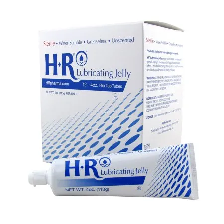 HR Pharmaceuticals - 201 - Hr Lubricating Jelly, Sterile, 4oz, Flip Top Tube, Cs72