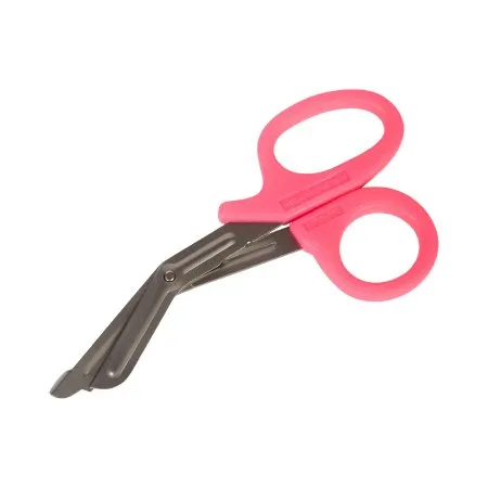 McKesson - 320NPMM - Medicut Trauma Shears Medicut Pink 7 1/4 Inch Length Medical Grade Stainless Steel Finger Ring Handle Blunt Tip / Blunt Tip