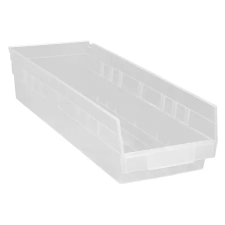 Uline - S-16296 - Shelf Bin Uline Clear Plastic 4 X 7 X 18 Inch