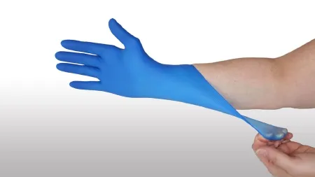 Innovative Healthcare - Pulse LOGIC - 173300 - Exam Glove Pulse Logic Large Nonsterile Nitrile Standard Cuff Length Fully Textured Blue Chemo Tested