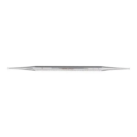 McKesson - 43-1-5812 - Argent Excavator Curette Argent 5 1/2 Inch Length Double ended Solid Octagon Handle 1.5 mm Tip / 2 mm Tip Straight Fenestrated Round Cup Tip