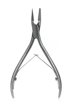McKesson - 43-1-220 - Argent Nail Splitter Argent Straight Jaws  Narrow 5 Inch Length Stainless Steel