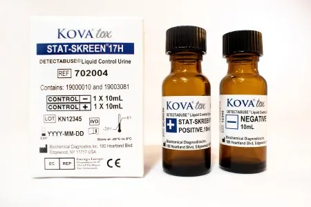 Kova International - 702004 - CONTROL, KOVA POC STAT-SKREEN-H POSITIVE & NEGATIVE 2X10ML