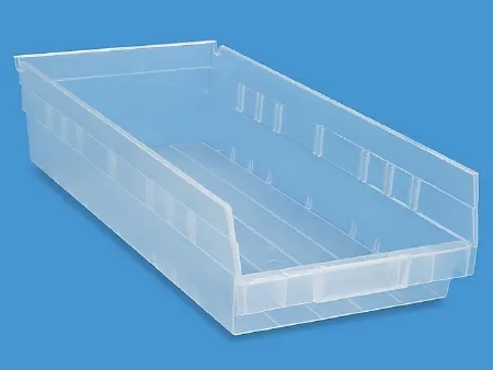 Uline - S-16297 - Shelf Bin Uline Clear Plastic 4 X 8-1/2 X 18 Inch