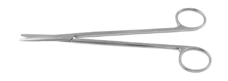 Medline - MDS0828118 - Dissecting Scissors Metzenbaum 7 Inch Length Or Grade German Stainless Steel Nonsterile Finger Ring Handle Curved Blades Blunt Tip / Blunt Tip