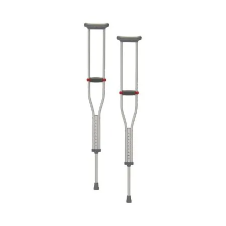 Nova Ortho-med - Quick Adjust - 7301 - Underarm Crutches Quick Adjust Aluminum Frame Adult 300 lbs. Weight Capacity