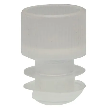 McKesson - 177-116152C - Tube Closure Polyethylene Flanged Plug Cap Natural 16 mm For Use with 16 mm Blood Drawing Tubes  Glass Test Tubes  Plastic Culture Tubes NonSterile