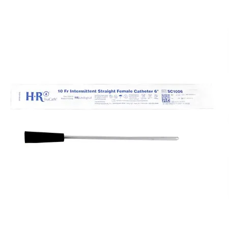 Hr Pharmaceuticals - SC1006 - TruCath Urethral Catheter TruCath Straight Tip Uncoated PVC 10 Fr. 6 Inch