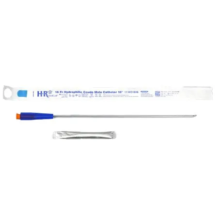 HR Pharmaceuticals - TruCath - HC1616 - Urethral Catheter Trucath Coude Tip Hydrophilic Coated Pvc 16 Fr. 16 Inch