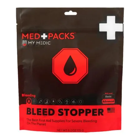 MyMedic - My Medic MED PACKS Bleed Stopper - MM-KIT-S-MD-PK-BLD-GEN-RAT - First Aid Kit My Medic MED PACKS Bleed Stopper Plastic Pouch