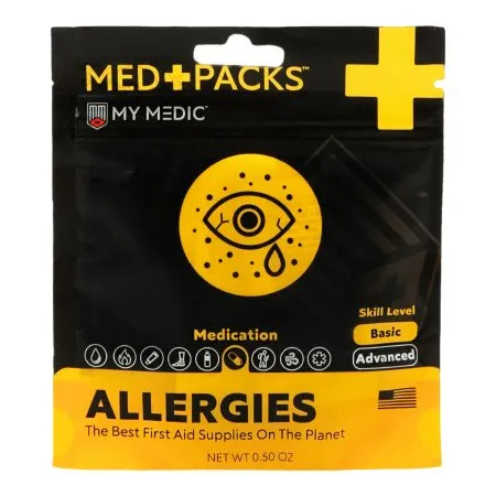 MyMedic - My Medic MED PACKS Allergies - MM-KIT-S-MD-PK-ALRG-EA - First Aid Kit My Medic MED PACKS Allergies Plastic Pouch