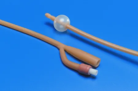 Cardinal - Kenguard - 3567 -  Foley Catheter  2 Way Standard Tip 5 cc Balloon 22 Fr. Silicone Oil Coated Latex
