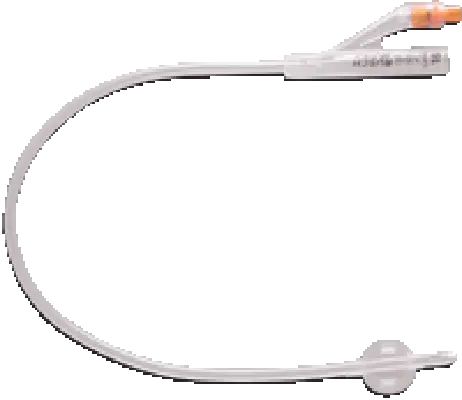 Teleflex - Rusch - 170605260 - Silkomed 2 Way Foley Catheter 26 fr 5 cc 16" L, White Tip, 100% Silicone, Latex Free