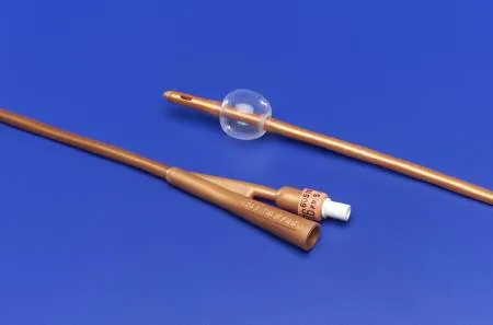 Cardinal - Dover IC - 605148IC - Foley Catheter Dover IC 2-Way Standard Tip 5 cc Balloon 14 Fr. Silver Hydrogel Coated Silicone