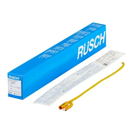 Teleflex - 318316 - Rusch PureGold Foley Catheter Rusch PureGold 2 Way Coude Tip 30 cc Balloon 16 Fr. Latex