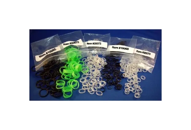 Sheathing Technologies - 20072 - Elastic O-ring 3/8 Inch, Clear, 100 Per Bag For Temperature Probe Covers
