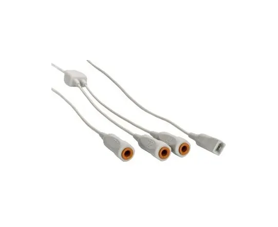 GE Healthcare - 400 Series - 2104178-001 - Temperature Cable 400 Series Single, 0.5ml/1.7 Foot For Use With Temperature Probe