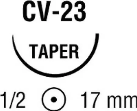 Covidien - Biosyn - Um-213 - Absorbable Suture With Needle Biosyn Polyester Cv-23 1/2 Circle Taper Point Needle Size 5 - 0 Monofilament