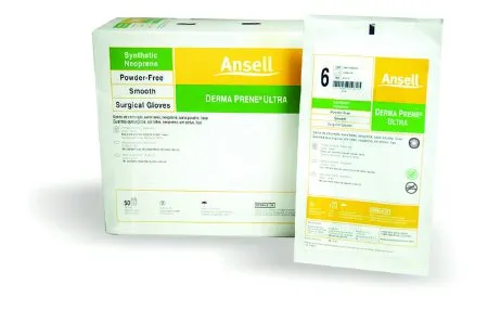 Ansell Healthcare - GAMMEX Non-Latex - 8512 - Ansell GAMMEX Non Latex Surgical Glove GAMMEX Non Latex Size 6 Sterile Polyisoprene Standard Cuff Length Micro Textured Green Chemo Tested