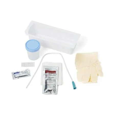 Medline - DYNC1820 - Industries Caring Vinyl Urethral Catheter Tray 14 Fr