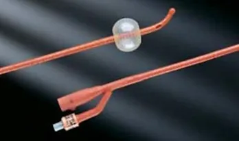 Bard - 0102SI16 - Foley Catheter Bardex I.c. 2-way Coude Tip 5 Cc Balloon 16 Fr. Red Rubber