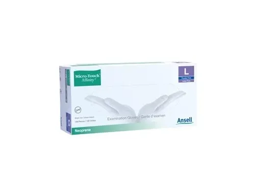Ansell Healthcare - Micro-Touch Affinity - 3772 - Ansell Micro Touch Affinity Exam Glove Micro Touch Affinity Medium NonSterile Polychloroprene Standard Cuff Length Textured Fingertips Green Chemo Tested