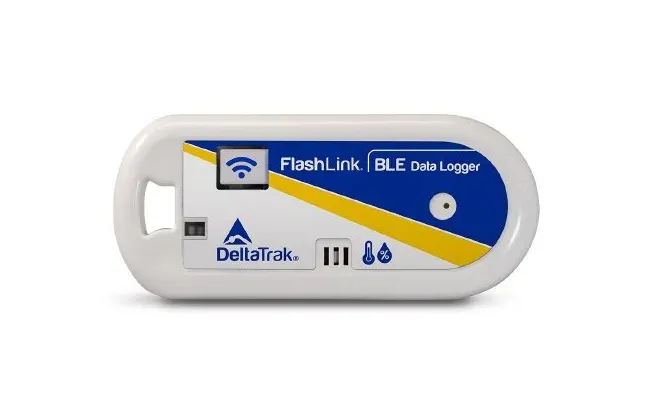 DeltaTrak - Flashlink - 40901 - Temperature And Humidity Data Logger With Alarm Flashlink Fahrenheit / Celsius -4° To +140°f Internal Sensor Battery Operated