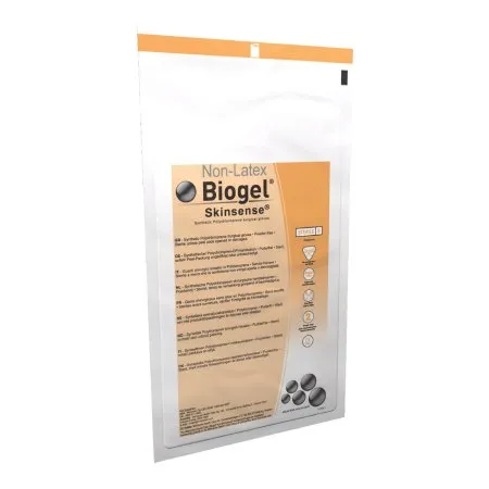 Molnlycke - Biogel Skinsense - 31475 - Surgical Glove Biogel Skinsense Size 7.5 Sterile Polyisoprene Standard Cuff Length Micro-Textured Straw Not Chemo Approved