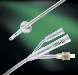 Bard - Lubri-Sil - 70518L - Foley Catheter Lubri-sil 3-way Standard Tip 5 Cc Balloon 18 Fr. Hydrogel Coated Silicone
