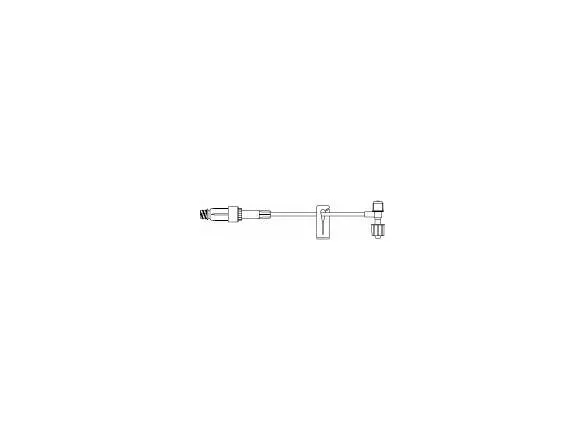 B. Braun - 473439 - IV Extension Set Needle-Free Port Small Bore 5-1/2 Inch Tubing Without Filter