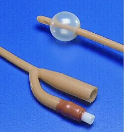 Cardinal - Dover - 402714 -  Foley Catheter  2 Way Standard Tip 5 cc Balloon 14 Fr. Silicone Elastomer Coated Latex