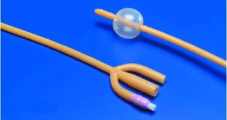 Cardinal - Dover - 8887689167 -  Foley Catheter  3 Way Standard Tip 30 cc Balloon 16 Fr. Silicone Elastomer Coated Latex