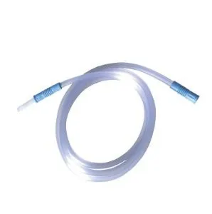 Amsino - AMSure - AS820 - International  Suction Connector Tubing  1 1/2 Foot Length 0.188 Inch I.D. Sterile Tube to Tube Connector Clear NonConductive PVC