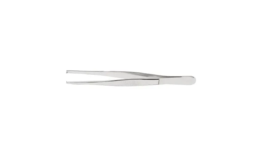 McKesson - McKesson Argent - 43-1-762 - Tissue Forceps McKesson Argent 5-1/2 Inch Length Surgical Grade Stainless Steel NonSterile NonLocking Thumb Handle 1 X 2 Teeth