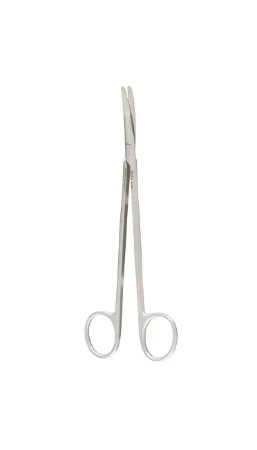 Integra Lifesciences - Miltex - 5-291 - Dissecting Scissors Miltex Ragnell 7 Inch Length Or Grade German Stainless Steel Nonsterile Finger Ring Handle Curved Blade Blunt Tip / Blunt Tip