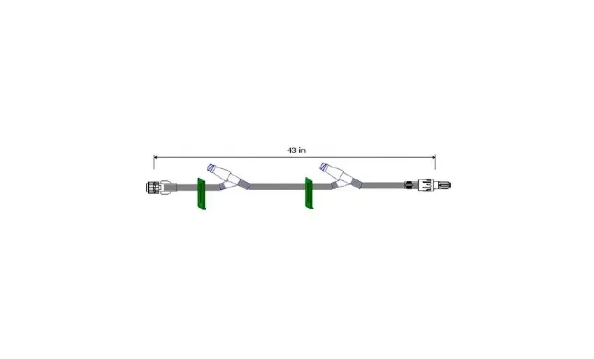 Icu Medical - B9408 - IV Extension Set 43 Inch Tubing